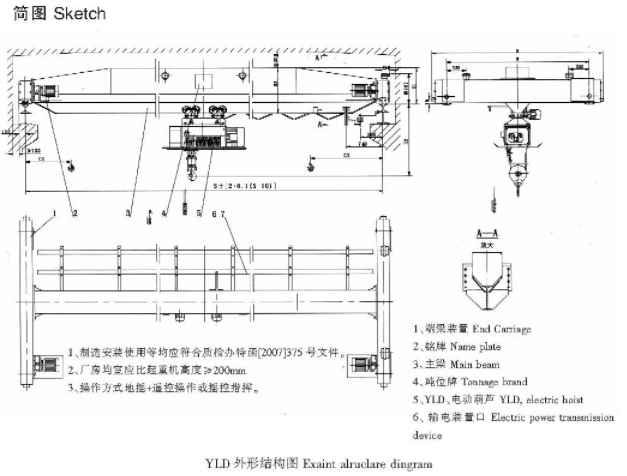  YLD型冶金電動單梁起重機(jī)