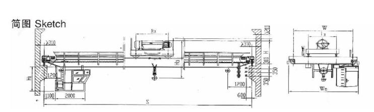 LHB型防爆電動(dòng)葫蘆橋式起重機(jī)