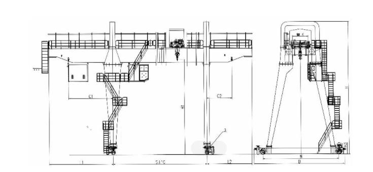  MG型雙主梁吊鉤門式起重
