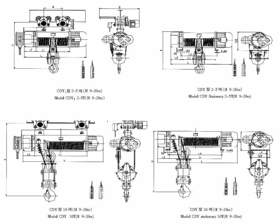 CDY冶金電動葫蘆